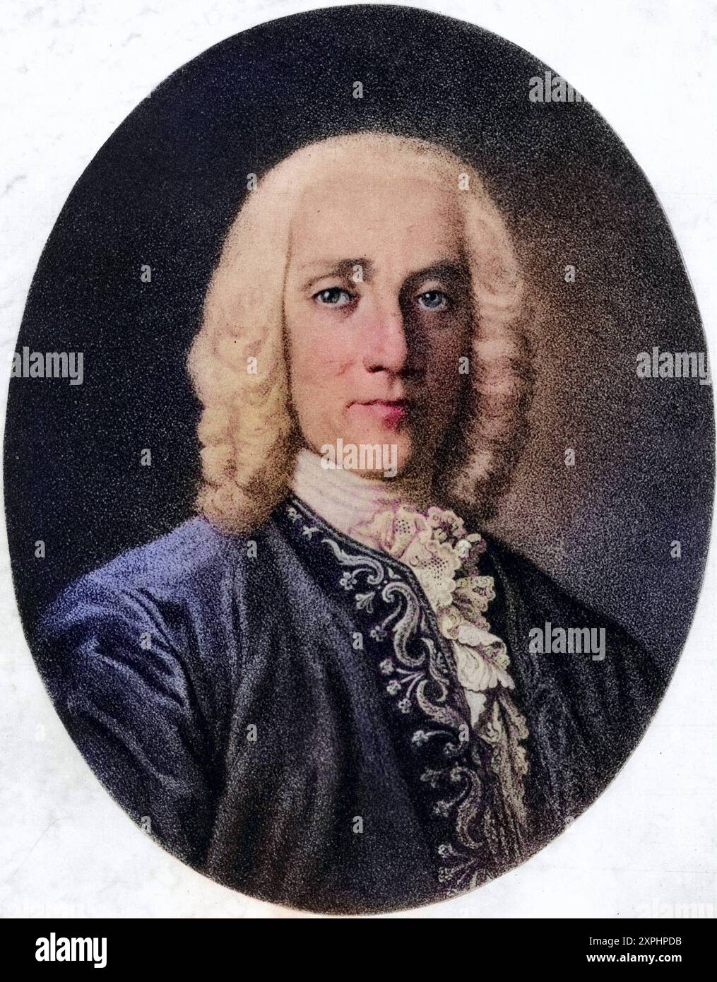 Giuseppe Domenico Scarlatti 1685 1721, italienischer Geiger und Komponist, Sohn und Schüler von Alessandro Scarlatti 1660 1725., Historisch, digital r Foto Stock