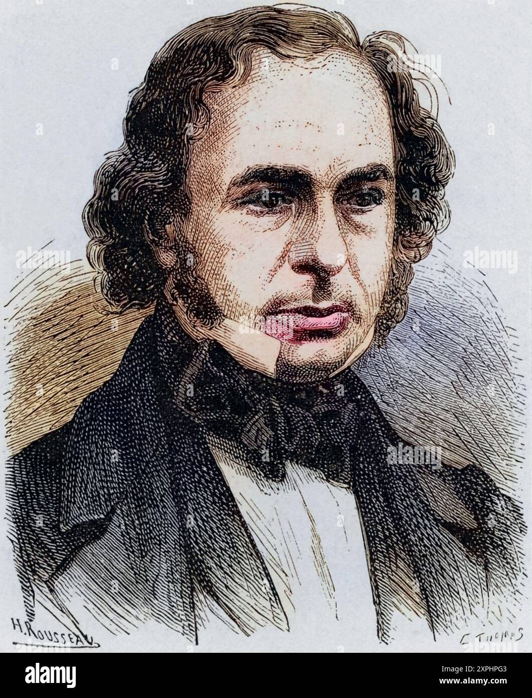 Isambard Kingdom Brunel (1806–1859), englischer Ingenieur und Erfinder, um 1870. Aus Les Merveilles de la Science von Louis Figuier. (London, um 1870)., Historisch, digital restaurierte Reproduktion von einer Vorlage aus dem 19. Jahrhundert, data record non dichiarata Foto Stock