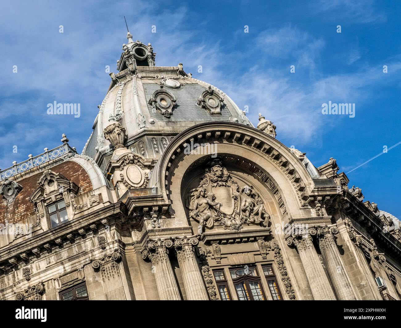 Le Dome Restaurant Building, Bucarest, Bulgaria. Foto Stock