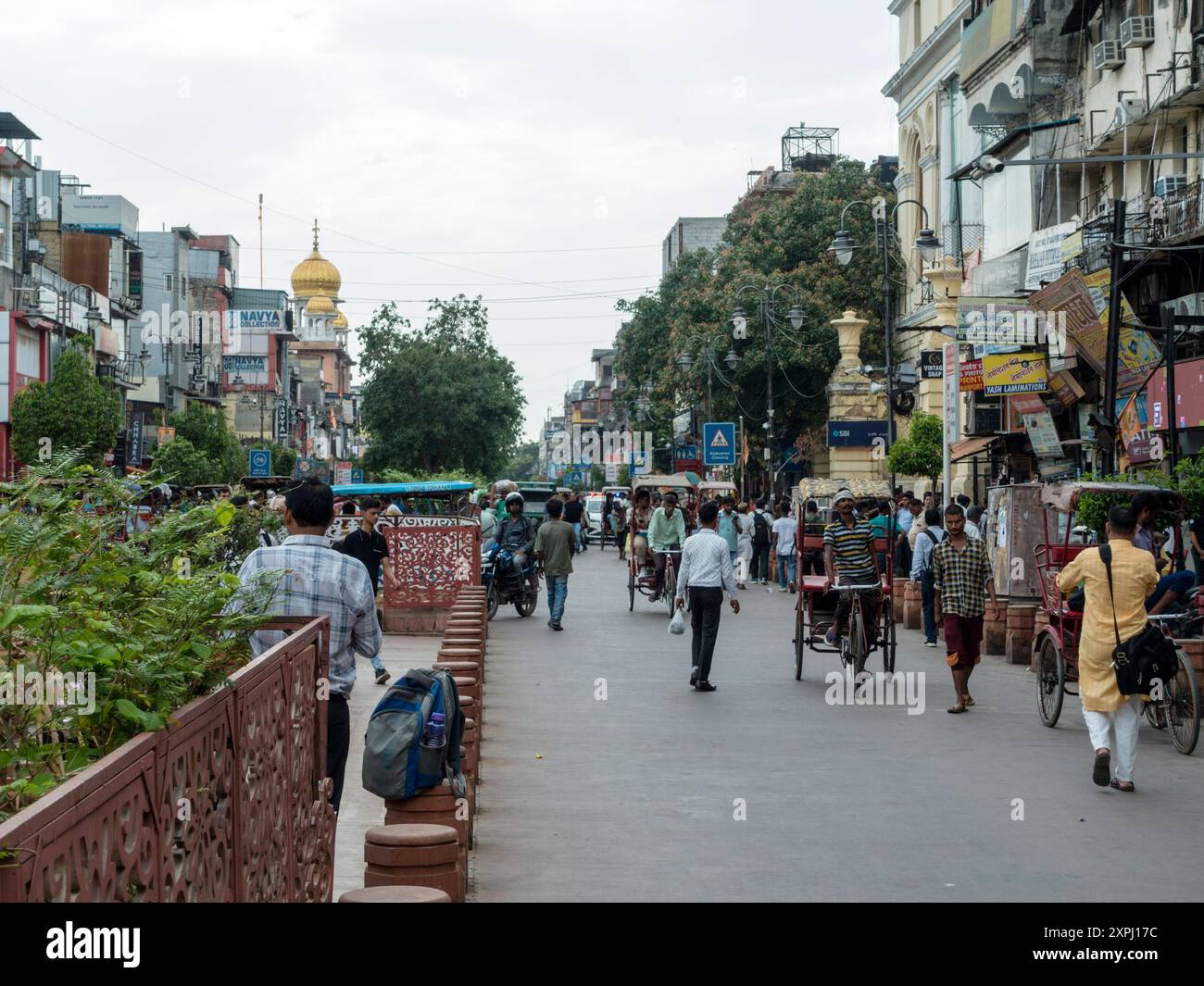 Intorno al mercato Chandni Chowk a Delhi/India Foto Stock