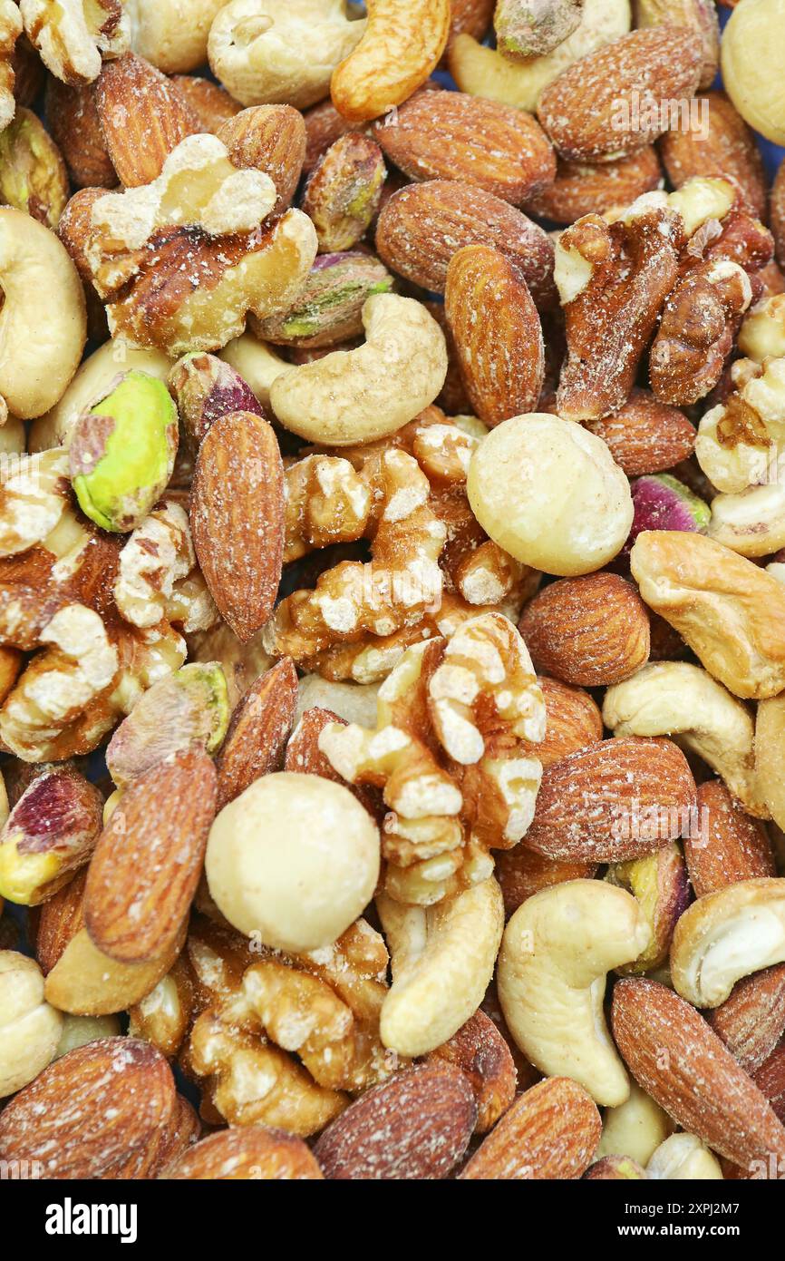 Mixed Nuts, Tasty ed Excellence for Cardiovascular Health and Mood Foto Stock