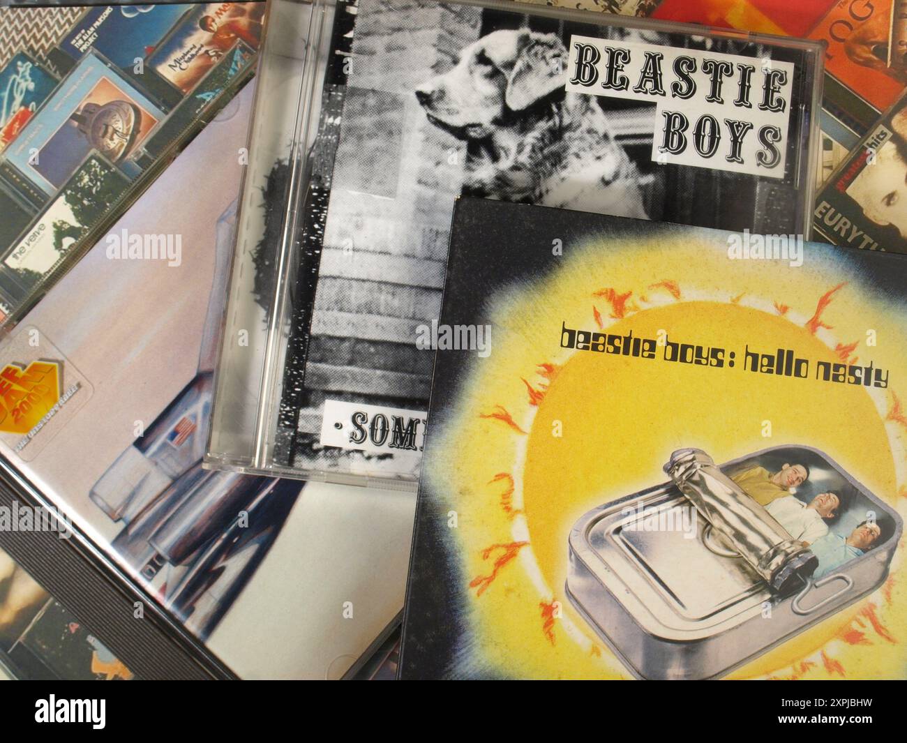 Music Exhibition - CD di Beastie Boys album - hip hop americano; rap rock - Hello Nasty Foto Stock