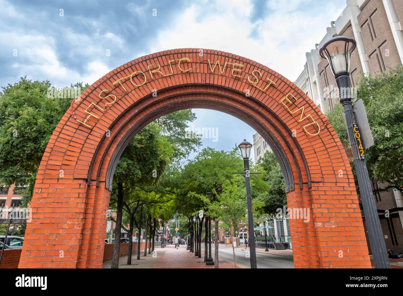 Storico West End di Dallas, Texas Foto Stock