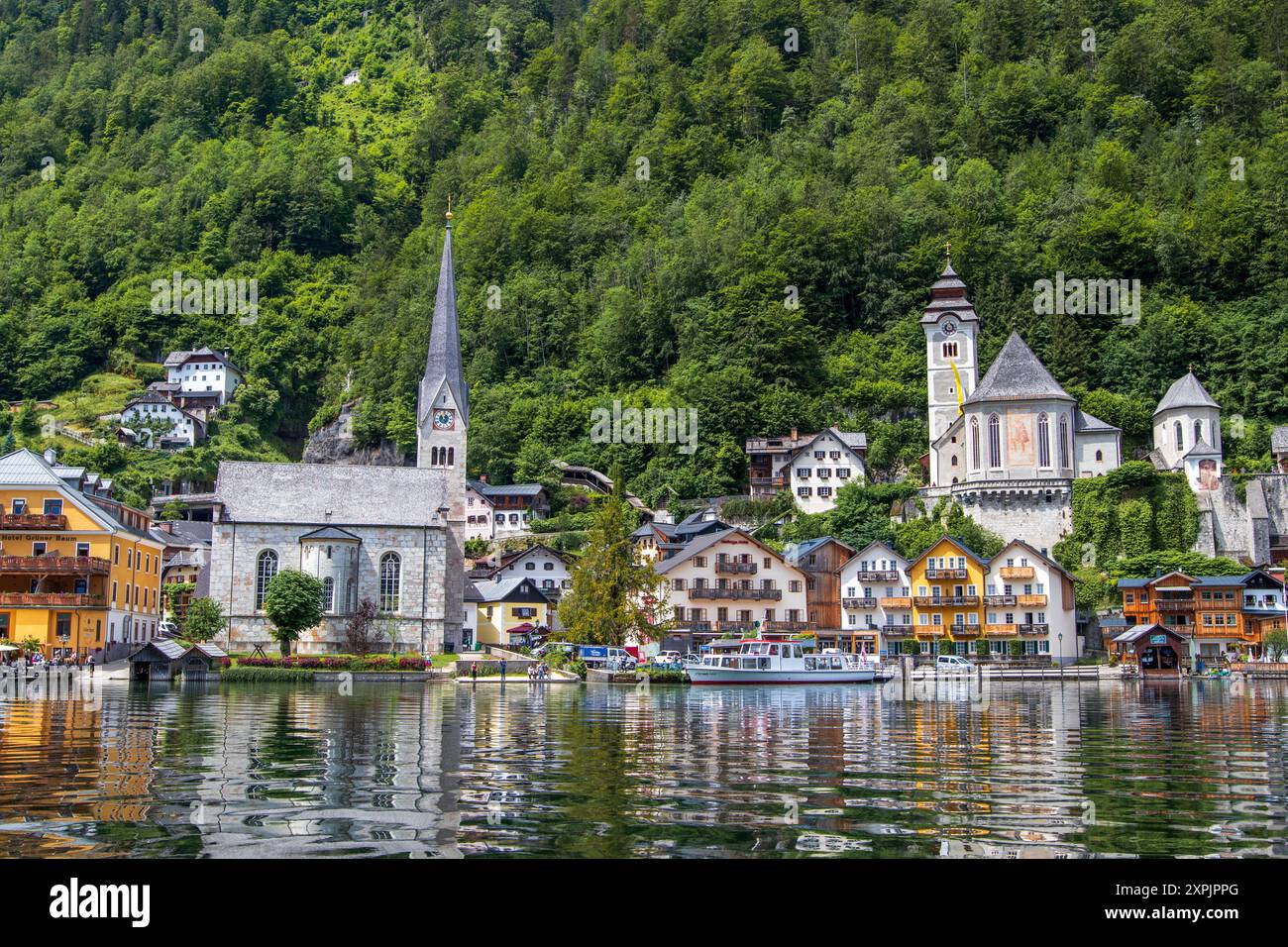 Hallstätter See Foto Stock