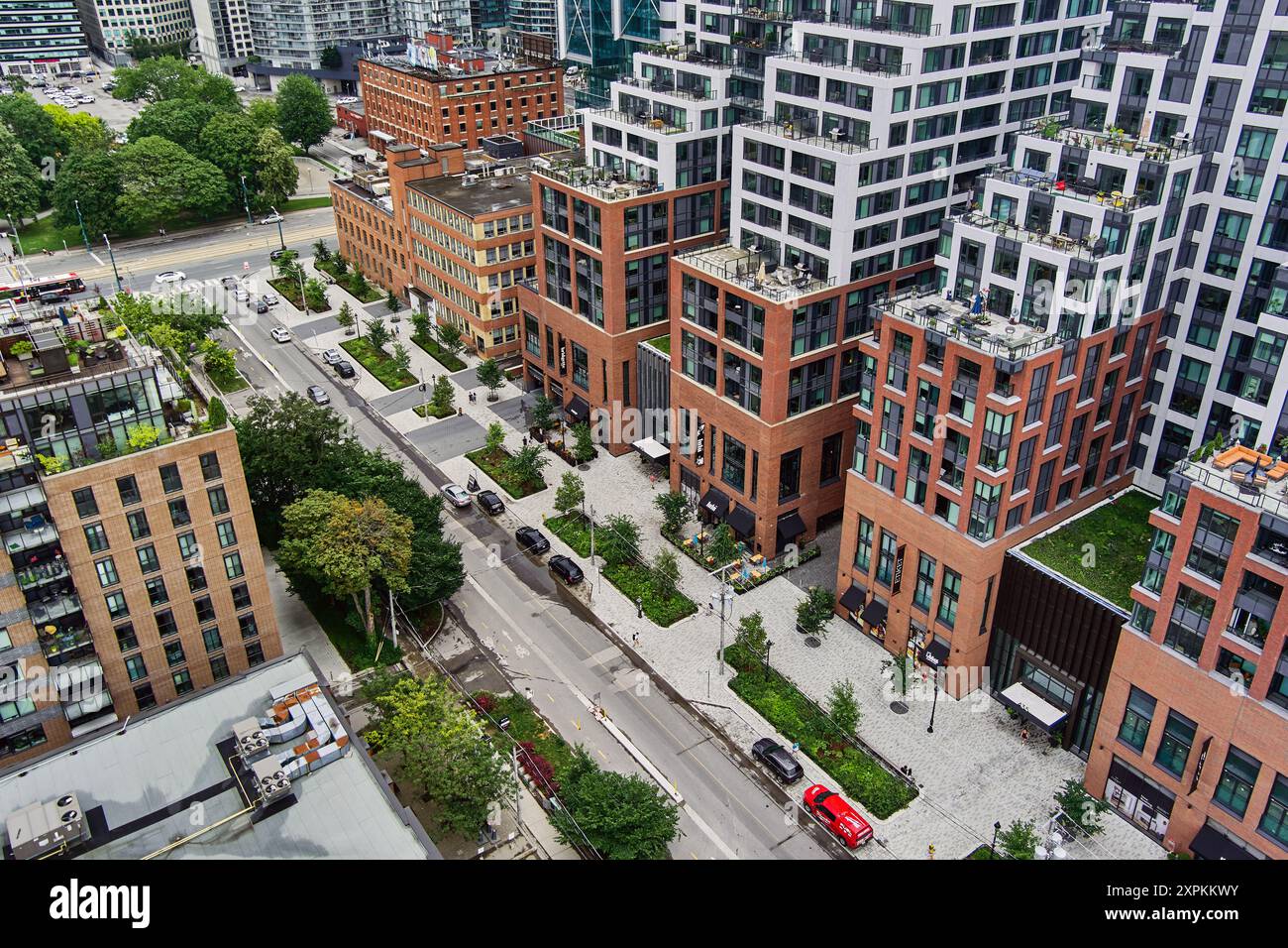 Il pozzo sviluppo Toronto Foto Stock