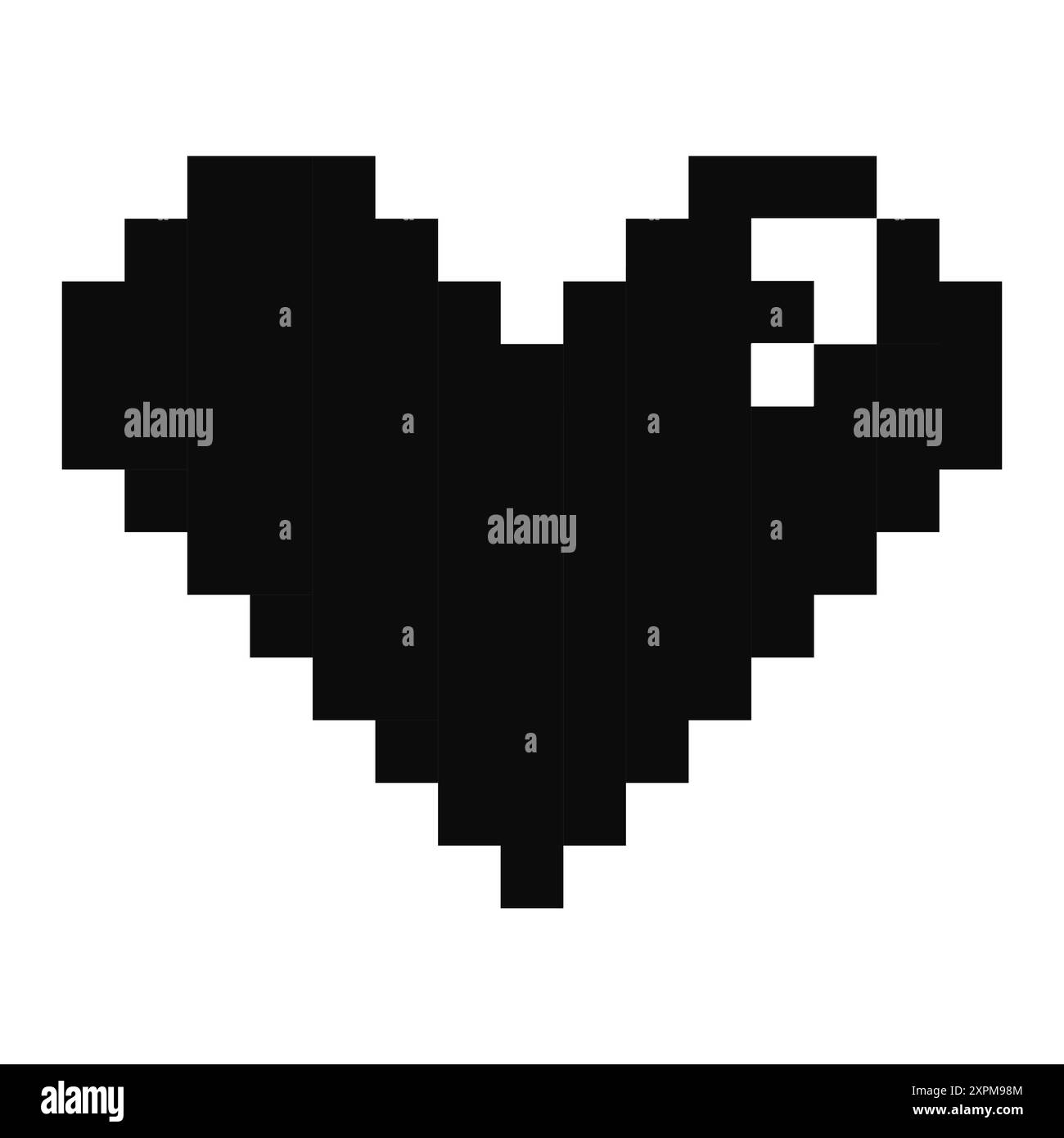 Illustrazione del gioco retro pixel Heart 8 bit y2k. Segno di salute del giocatore di cuore. Grafica pixel. Umore dell'estetica degli anni '90. Illustrazione vettoriale Illustrazione Vettoriale