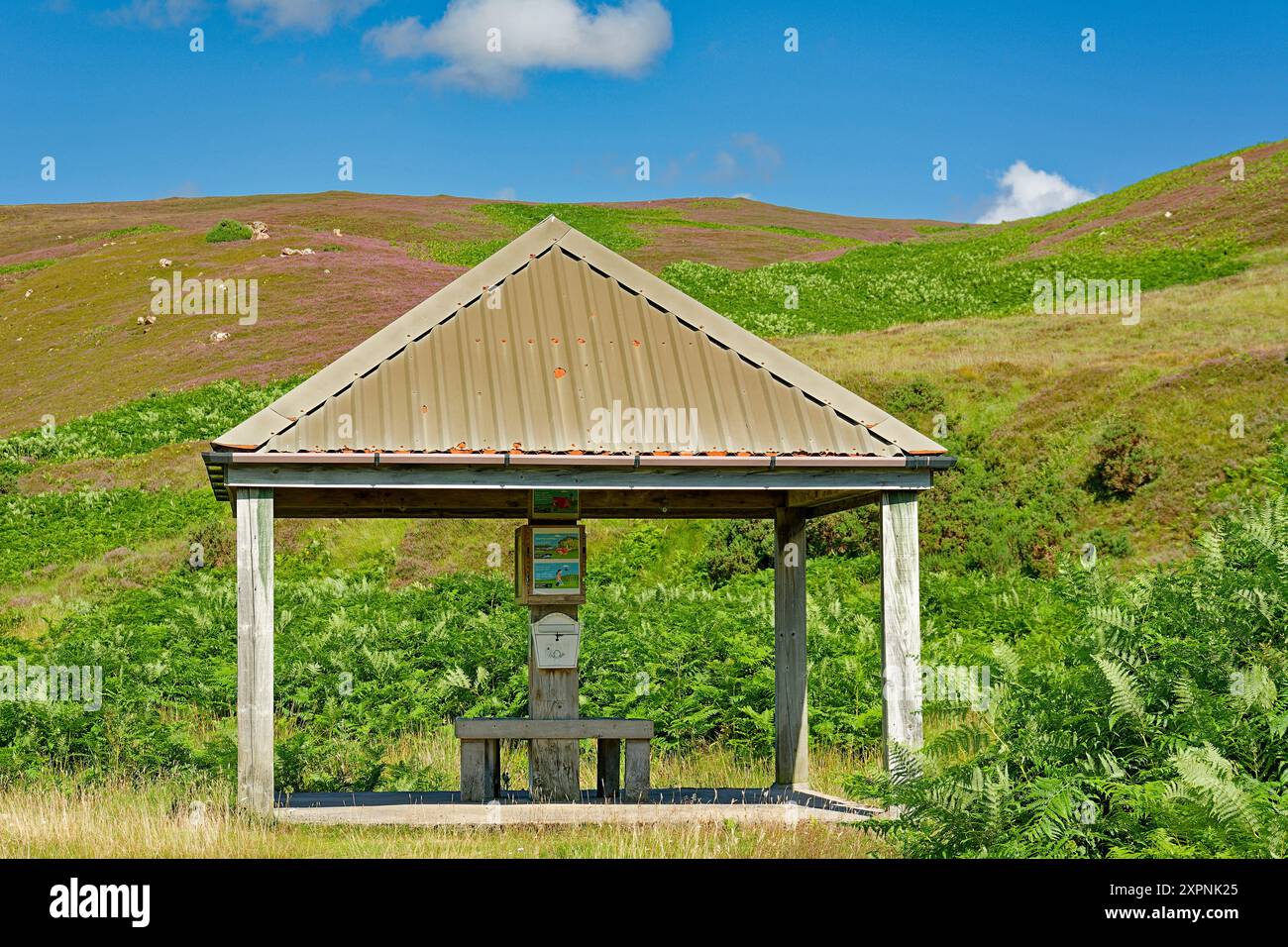 Kildonan Gold Rush Strath of Kildonan Sutherland Scotland Baile An OR area The Information Shelter Foto Stock