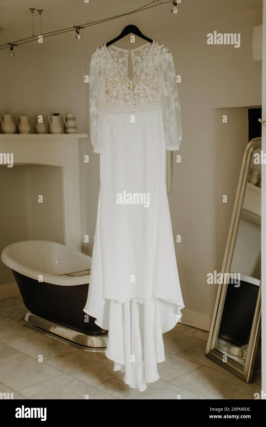 Abito da sposa Foto Stock