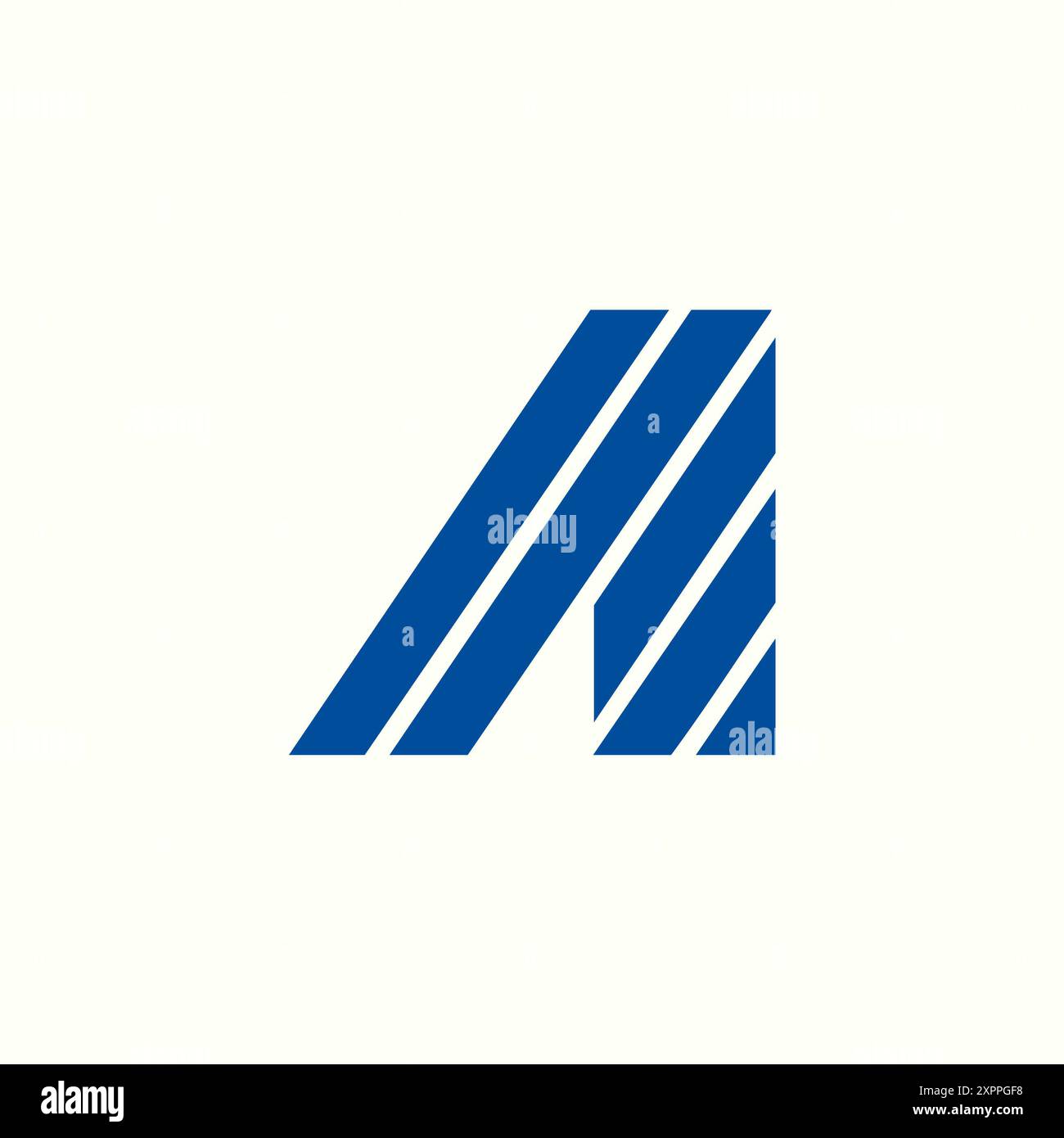 Successo creativo, lettera A del logo Tech Foto Stock