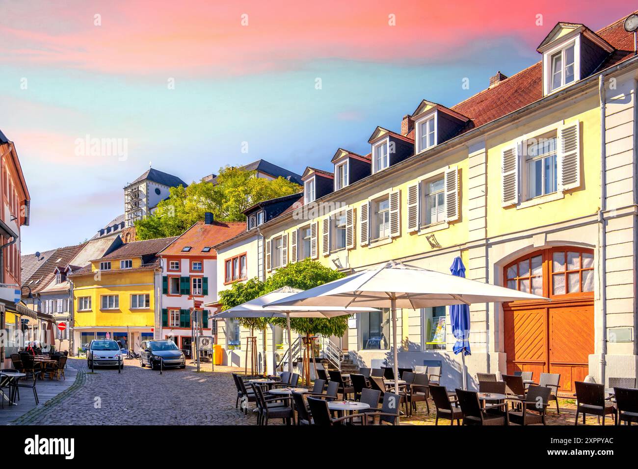 Città vecchia di Blieskastel, Germania Foto Stock