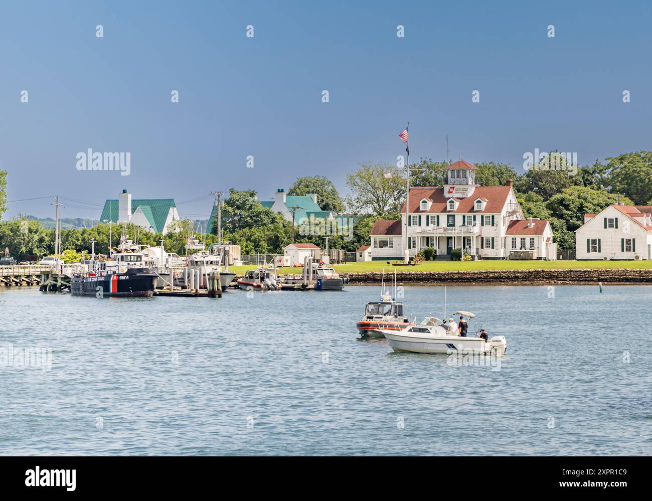 Stazione di guardia costiera DEGLI STATI UNITI montauk Foto Stock