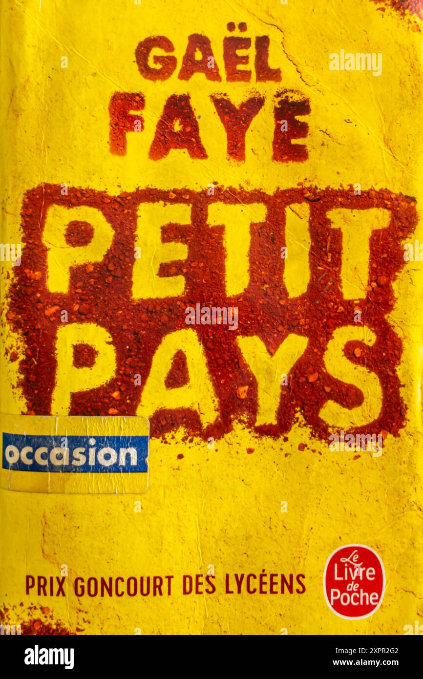 Small Country (in francese: Petit Pays), romanzo ambientato in Burundi del romanziere del rapper franco-ruandese, Gaël Faye, 2016 Foto Stock