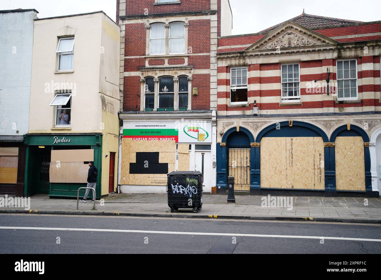 Windows si e' imbarcato a Bristol, prima di una protesta anti-immigrazione. Data foto: Mercoledì 7 agosto 2024. Foto Stock