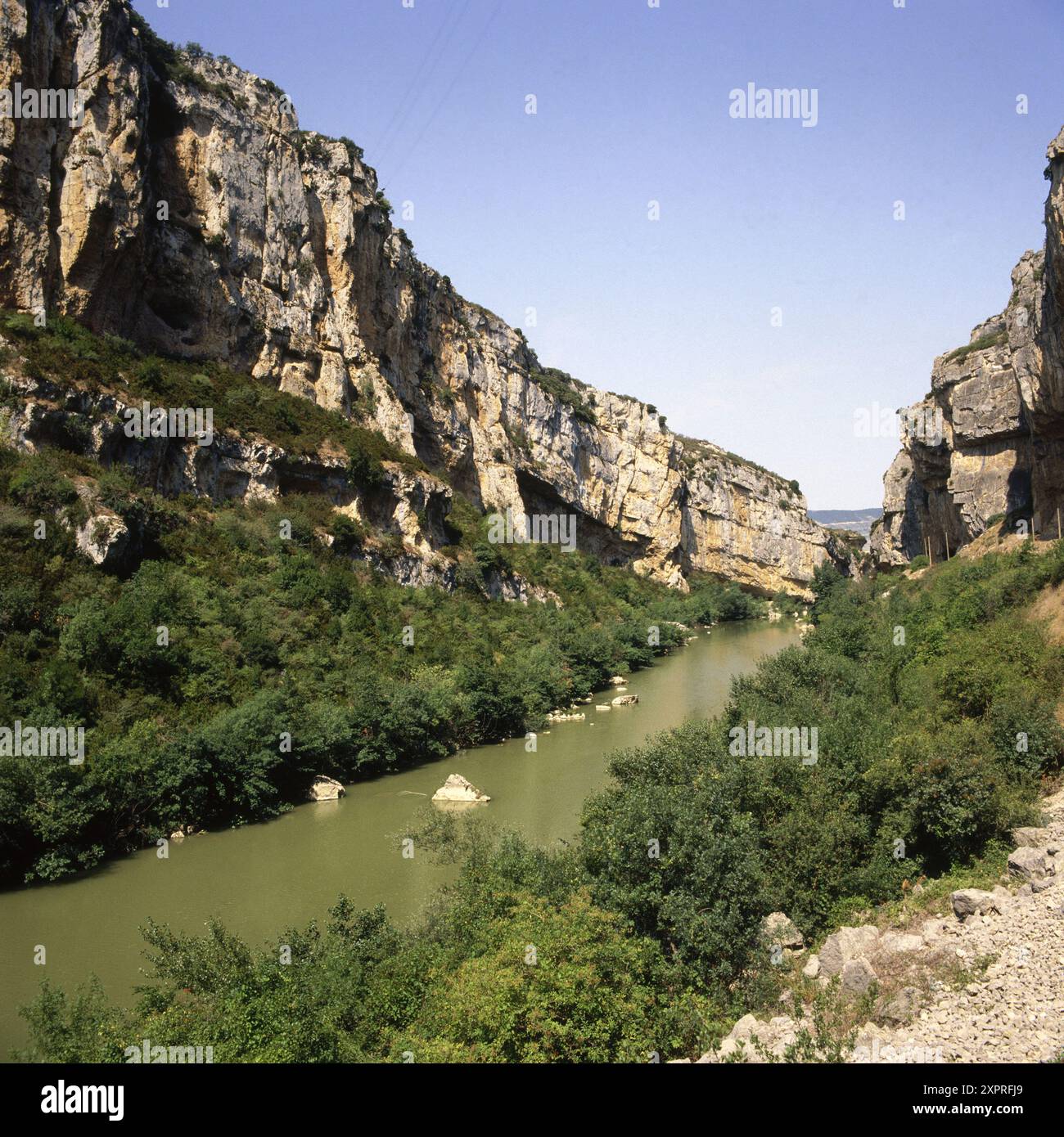 Foz de Lumbier, Navarra, Spagna Foto Stock