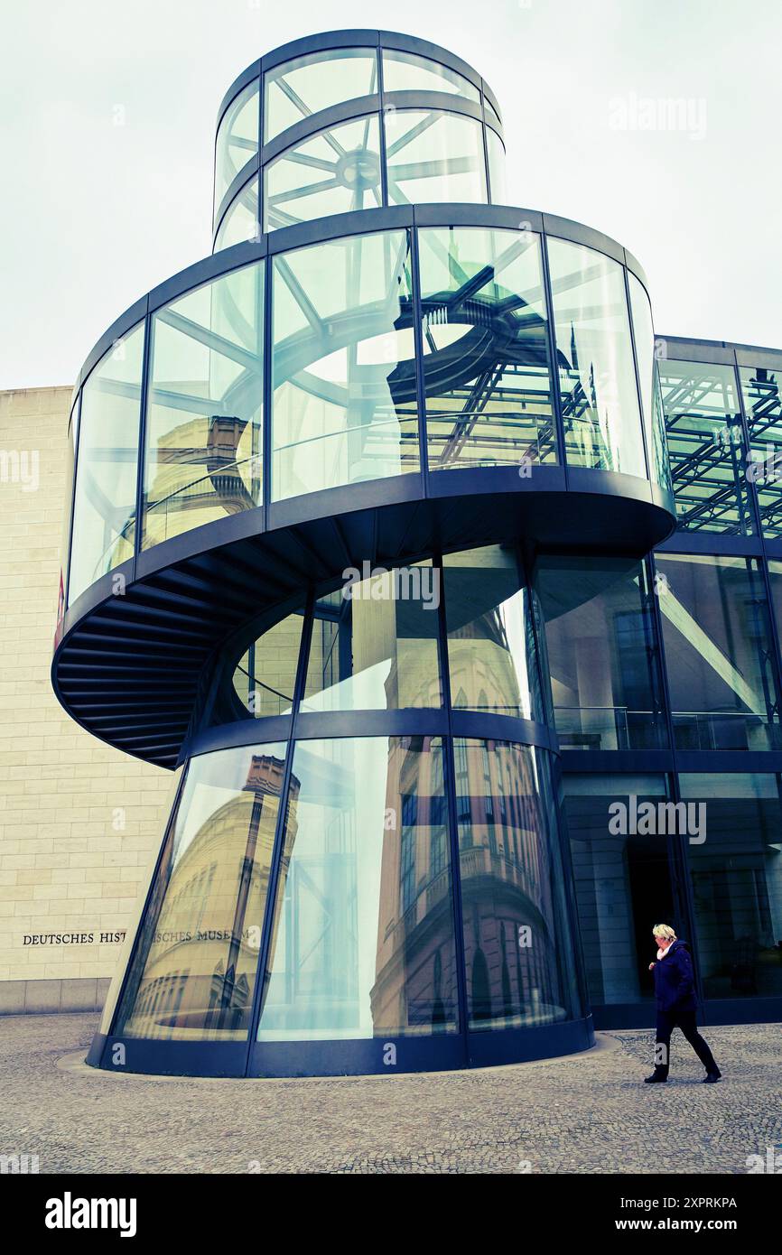 Ampliamento al Deutsches Historisches Museum di Ieoh Ming Pei, Berlino, Germania. Foto Stock