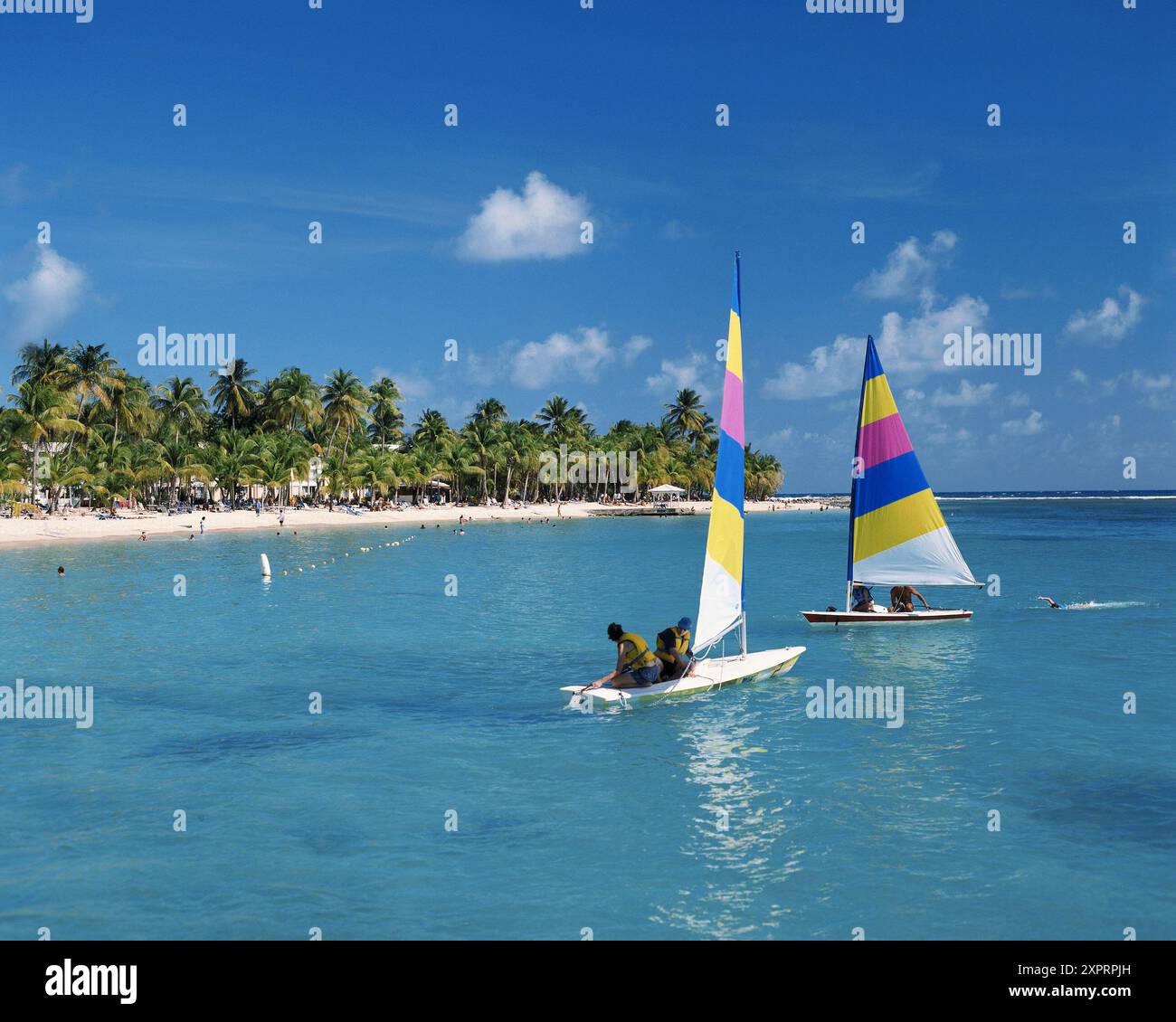 Sainte-Anne in Guadalupa, dei Caraibi Foto Stock