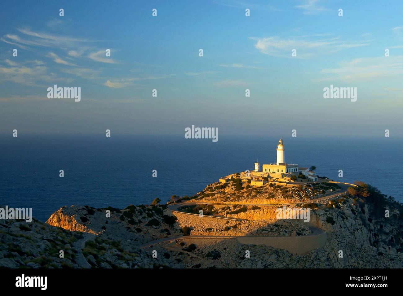 Faro de Formentor 1863 Cap de Formentor Pollença Maiorca Isole Baleari Spagna Foto Stock