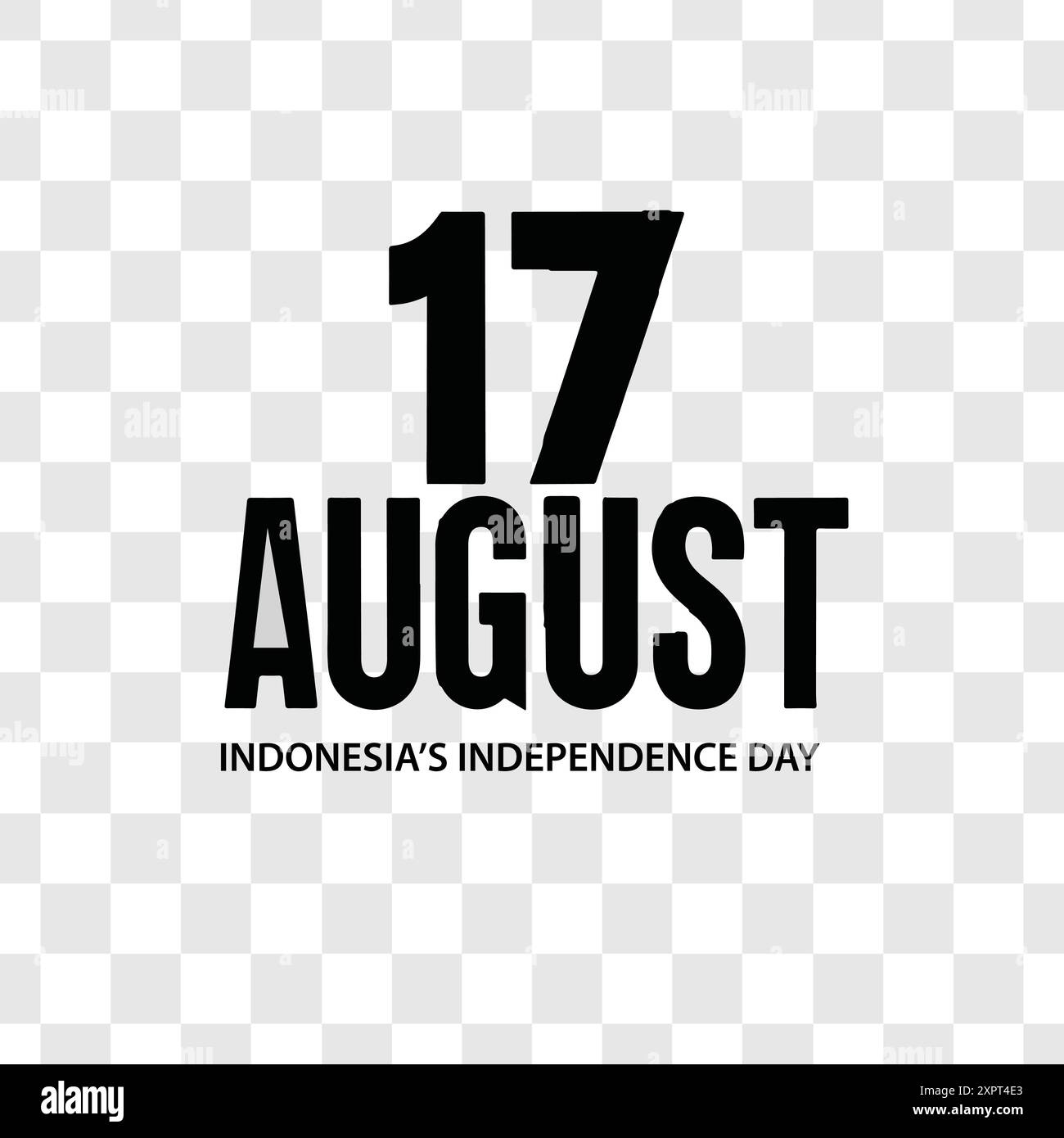 Poster del Vector Indonesia Independence Day Illustrazione Vettoriale