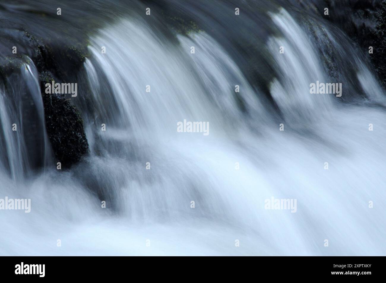 Sgwd Ddwli Uchaf, Afon Nedd, Waterfall Country, Foto Stock