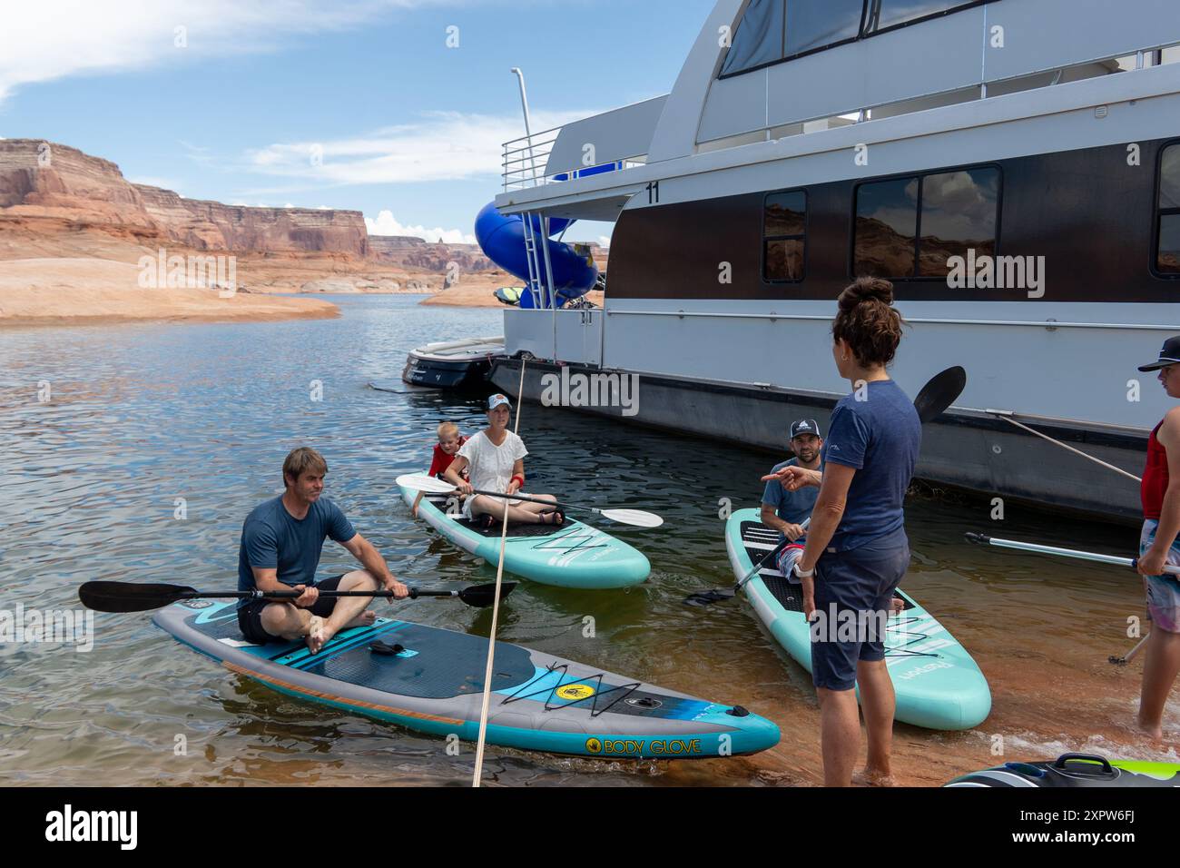 Lago powell nello Utah Foto Stock