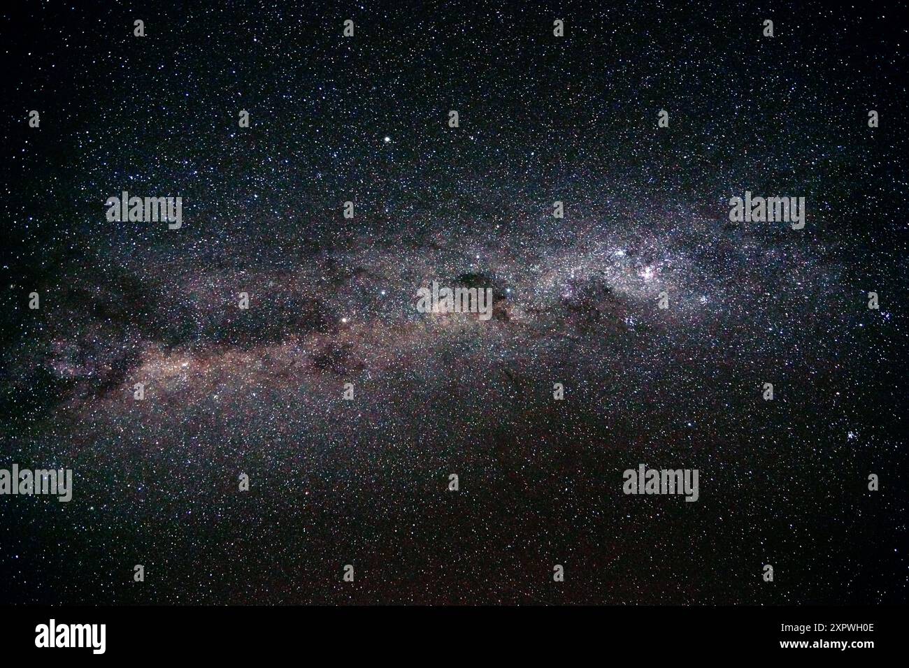Cielo notturno e via lattea, Simpson Desert, Outback Queensland, Australia Foto Stock