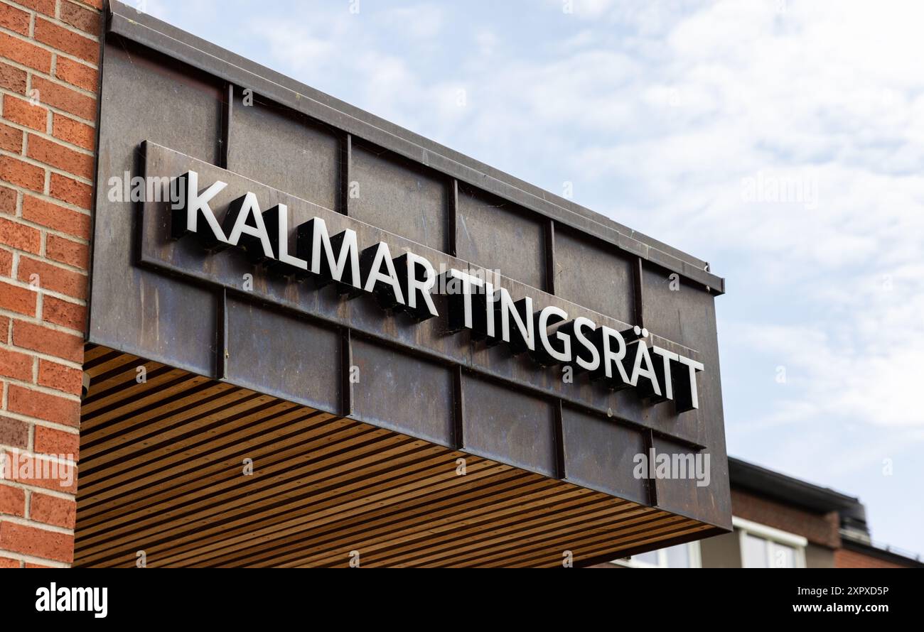 Kalmar tingsrätt (in inglese: Kalmar District Court) nella città di Kalmar, Svezia. Foto Stock