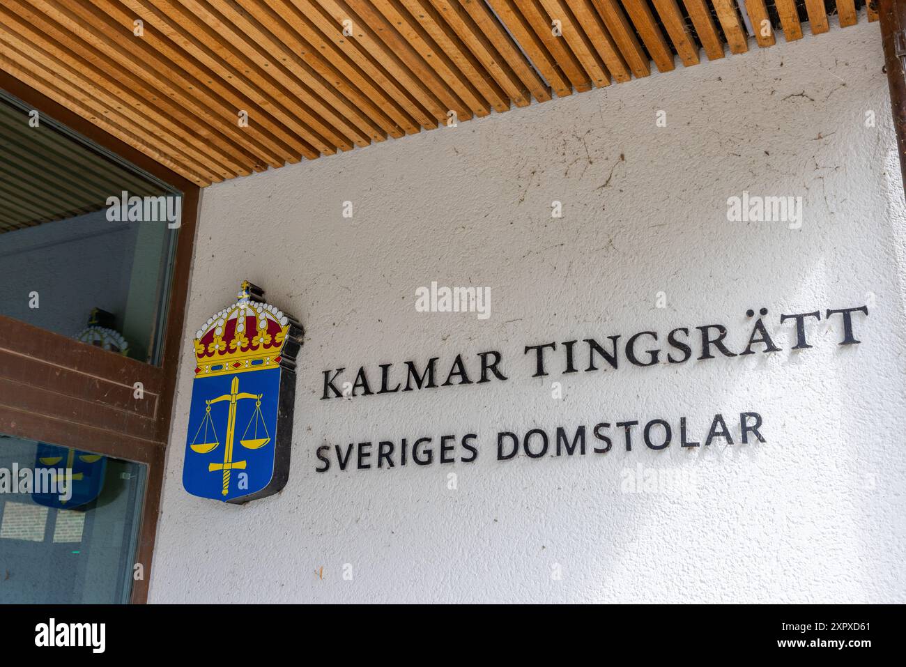Kalmar tingsrätt (in inglese: Kalmar District Court) nella città di Kalmar, Svezia. Foto Stock