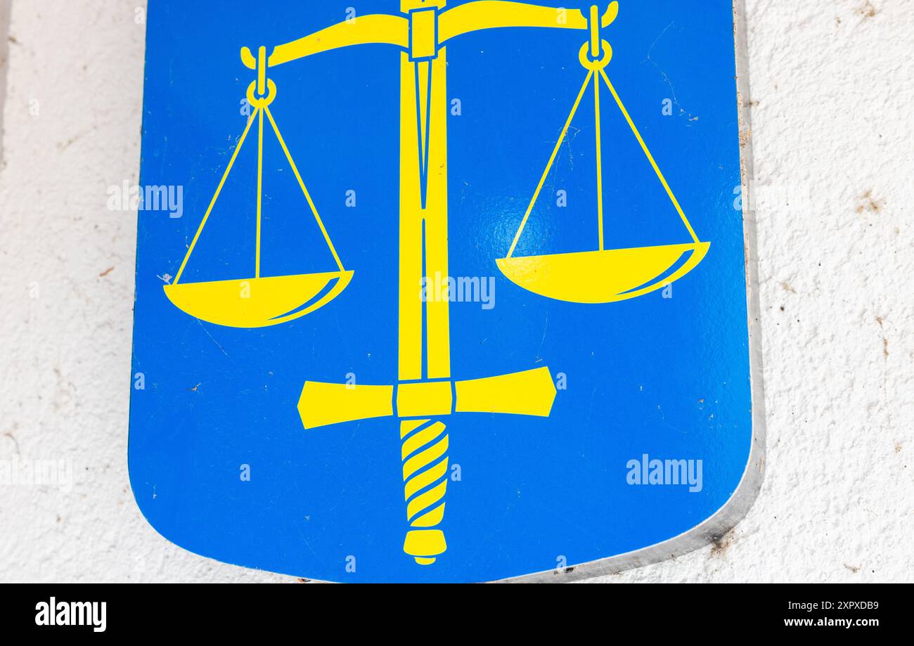 Kalmar tingsrätt (in inglese: Kalmar District Court) nella città di Kalmar, Svezia. Foto Stock