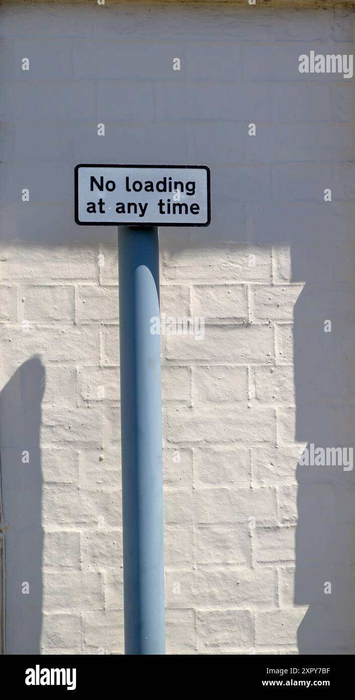 arredamento da strada, parcheggio non disponibile Foto Stock