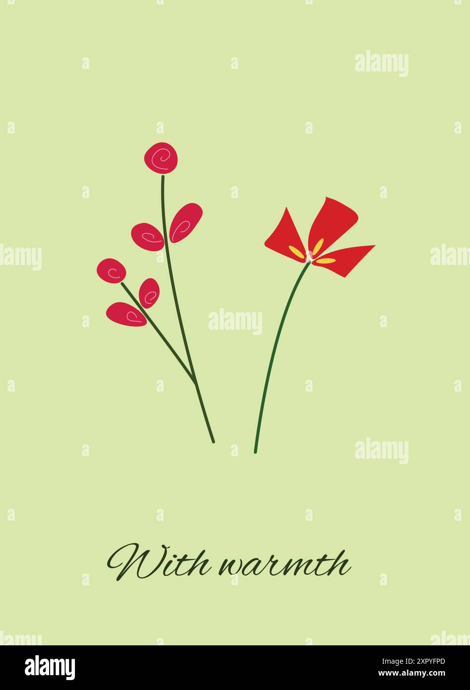Biglietto D'auguri UK Greetings Per Lei – Fiori E Mongolfiera – Prato Fiorito, Messaggio Interno, Con Busta