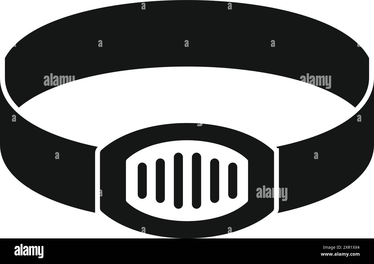 La torcia del faro fornisce illuminazione in un'area buia, perfetta per speluntare ed esplorare le grotte Illustrazione Vettoriale