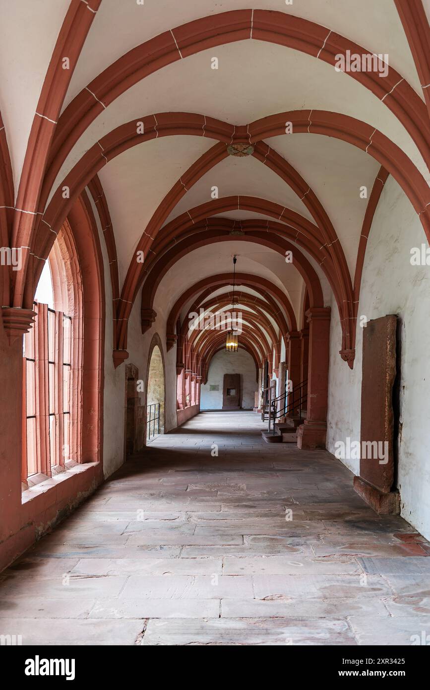 Il monastero cistercense di Eberbach nel Rheingau vicino Eltville, Germania Foto Stock