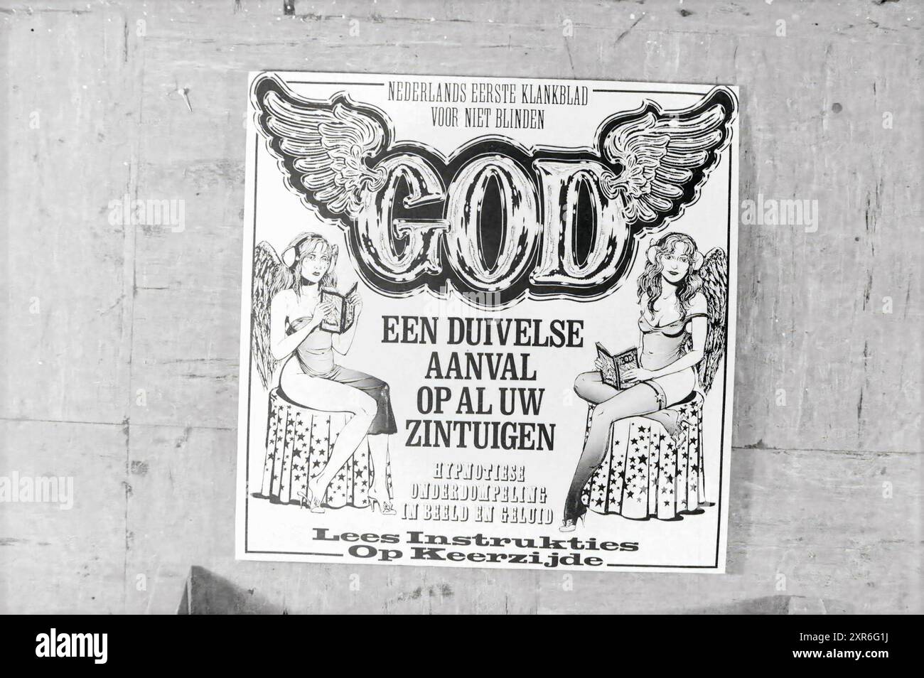 Poster, attacco diabolico ai nostri sensi., 00-00-1978, Whizgle Dutch News: Immagini storiche su misura per il futuro. Esplora il passato dei Paesi Bassi con prospettive moderne attraverso le immagini delle agenzie olandesi. Colmare gli eventi di ieri con gli approfondimenti di domani. Intraprendi un viaggio senza tempo con storie che plasmano il nostro futuro. Foto Stock