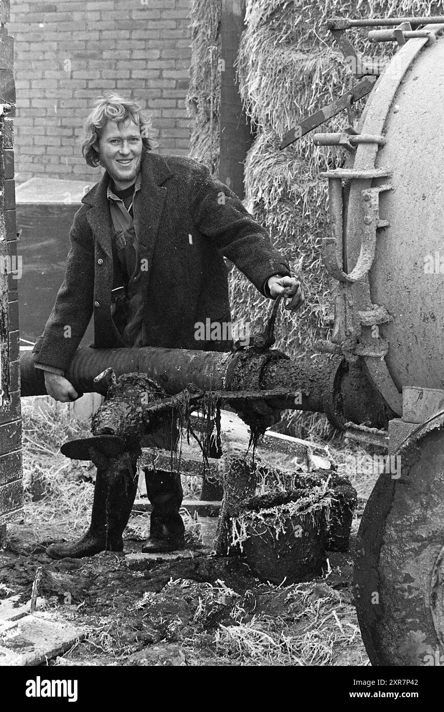 Terschelling B D Farmers Dairy, Farms, 29-01-1976, Whizgle Dutch News: Immagini storiche su misura per il futuro. Esplora il passato dei Paesi Bassi con prospettive moderne attraverso le immagini delle agenzie olandesi. Colmare gli eventi di ieri con gli approfondimenti di domani. Intraprendi un viaggio senza tempo con storie che plasmano il nostro futuro. Foto Stock