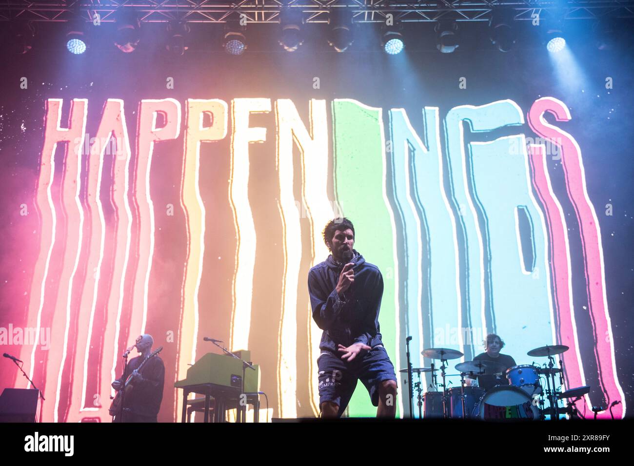 Kasabian si esibisce al Festival Cruilla, Barcellona, 12 luglio 2024. Fotografo: ALE Espaliat Foto Stock