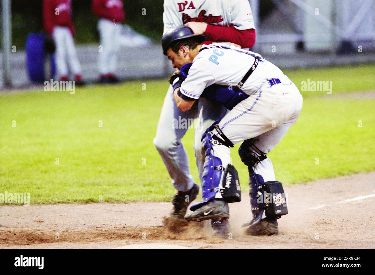 Baseball: Kinheim- RCH Haarlem, Haarlem, Paesi Bassi, 04-06-2001, Whizgle Dutch News: Immagini storiche su misura per il futuro. Esplora il passato dei Paesi Bassi con prospettive moderne attraverso le immagini delle agenzie olandesi. Colmare gli eventi di ieri con gli approfondimenti di domani. Intraprendi un viaggio senza tempo con storie che plasmano il nostro futuro. Foto Stock