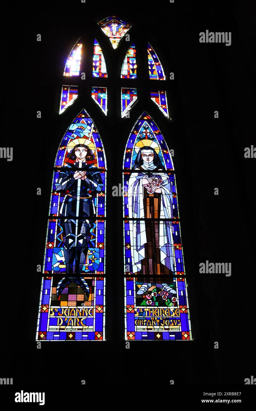 L'église Saint-Martin est une église située à Masnières dans le département francese du Nord en région Hauts-de-France. Il existe peu de documents sur Foto Stock