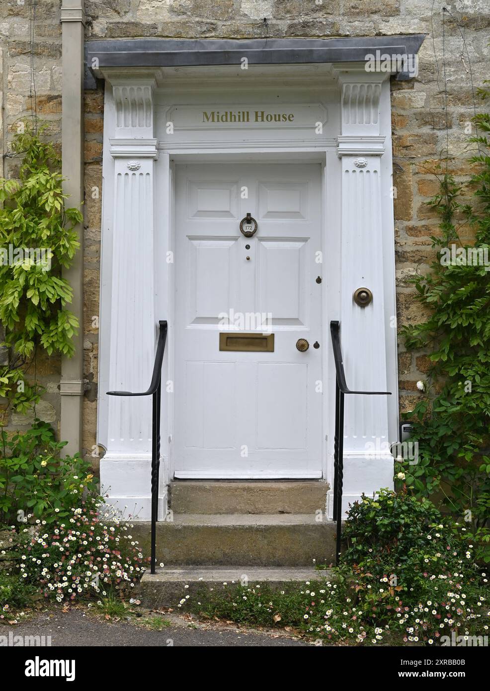 Porta a casa, Burford, Oxfordshire Foto Stock