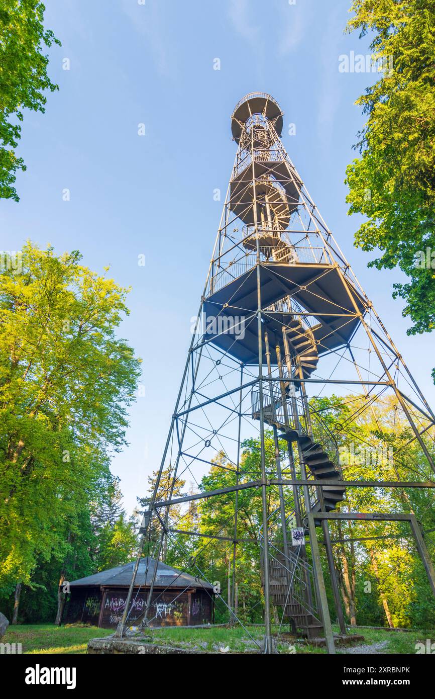 Villingen-Schwenningen, torre di osservazione Wanne a Schwarzwald (Foresta Nera), Baden-Württemberg, Germania Foto Stock