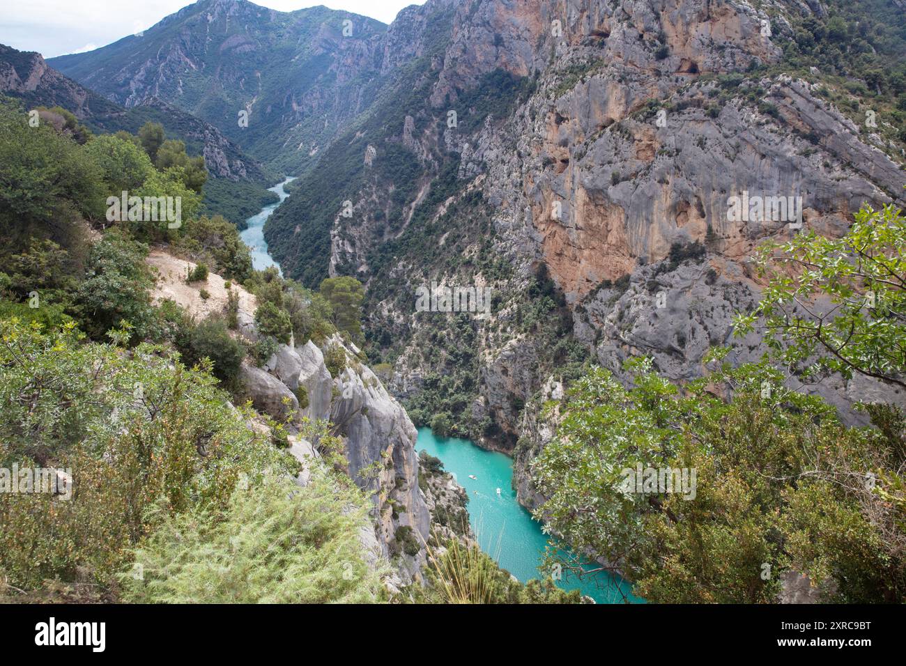 Provenza, Francia, Gola del Verdon Foto Stock