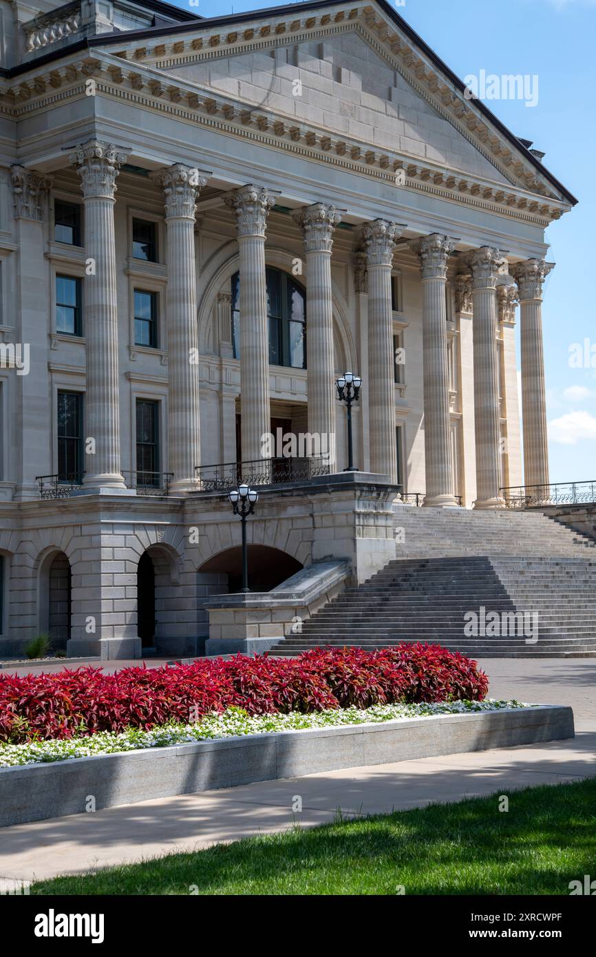 Topeka, Kansas. campidoglio. È anche conosciuto come Kansas Statehouse. Foto Stock