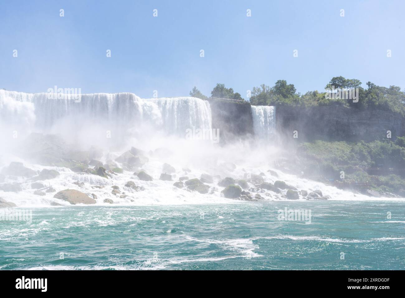 Iconica destinazione turistica delle Cascate del Niagara, New York Foto Stock