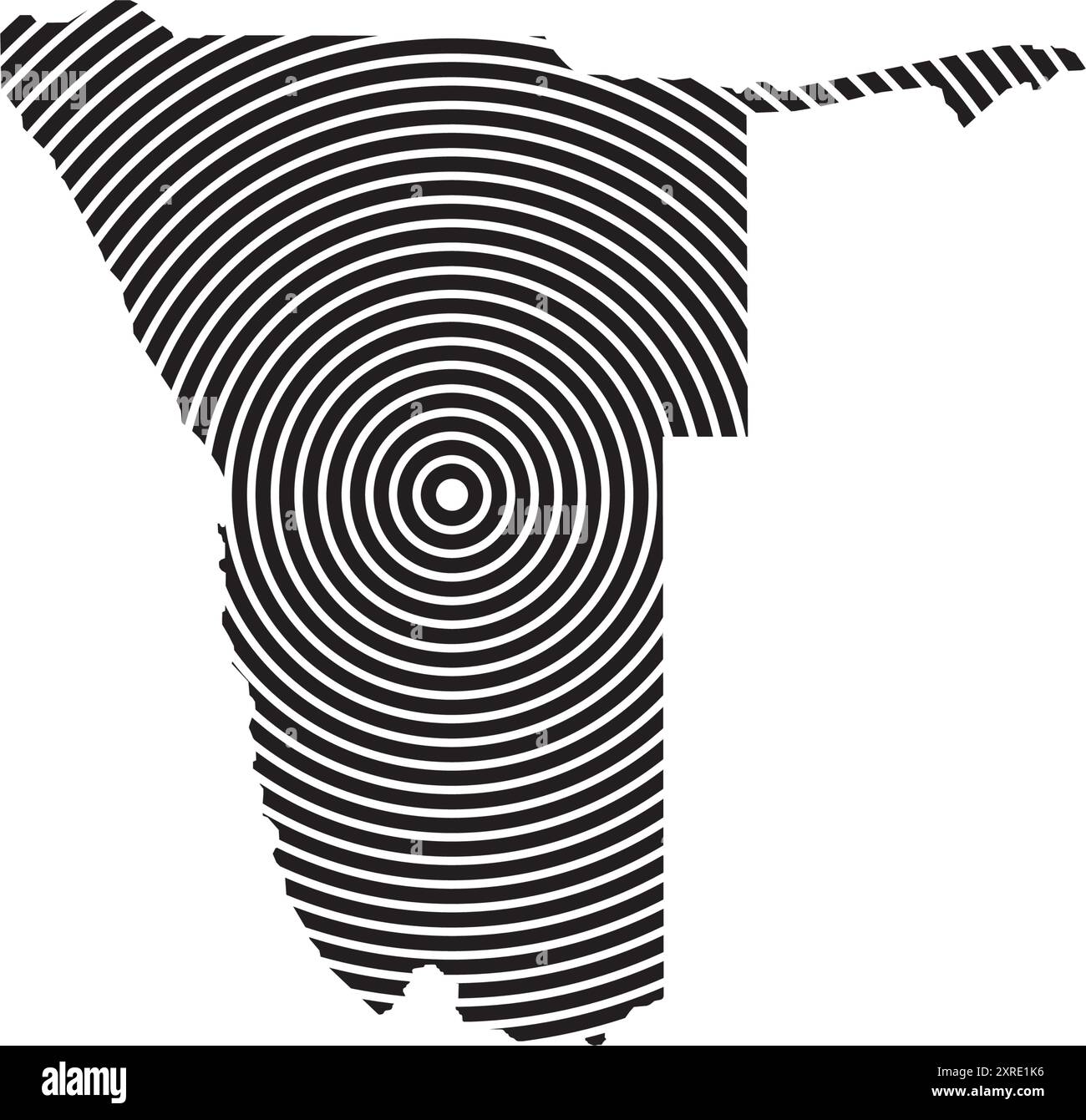 Illustrazione dell'icona della mappa della Namibia design dell'elemento Illustrazione Vettoriale