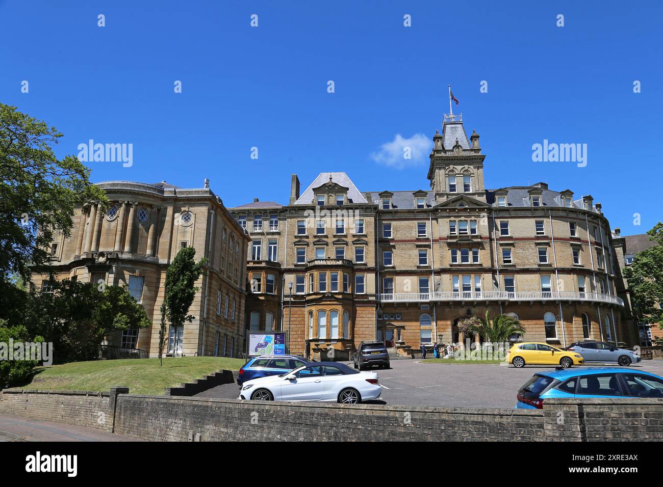 BCP Civic Centre, Bourne Road, Bournemouth, Dorset, Inghilterra, gran Bretagna, Regno Unito, Regno Unito, Europa Foto Stock