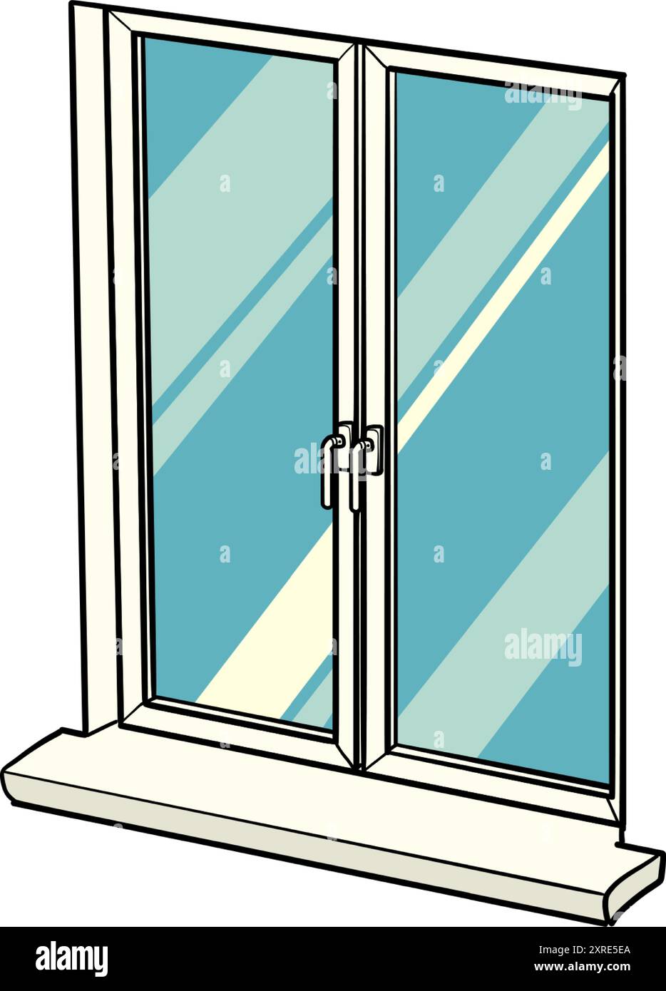 Pop Art retro Vector Illustration Kitsch Vintage anni '50, stile anni '60 Illustrazione Vettoriale