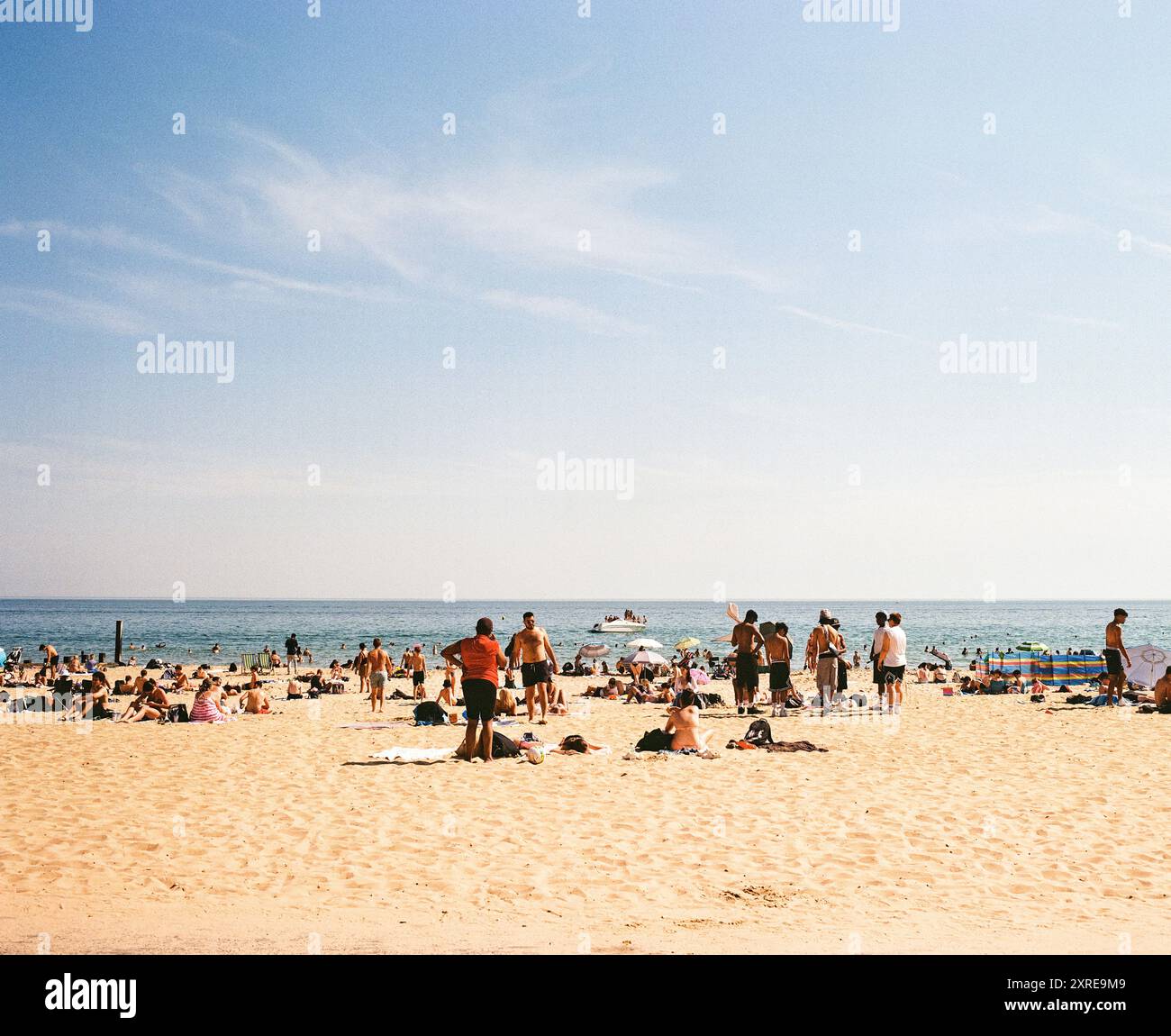 Bournemouth Beach, Dorset, Inghilterra, Regno Unito Foto Stock