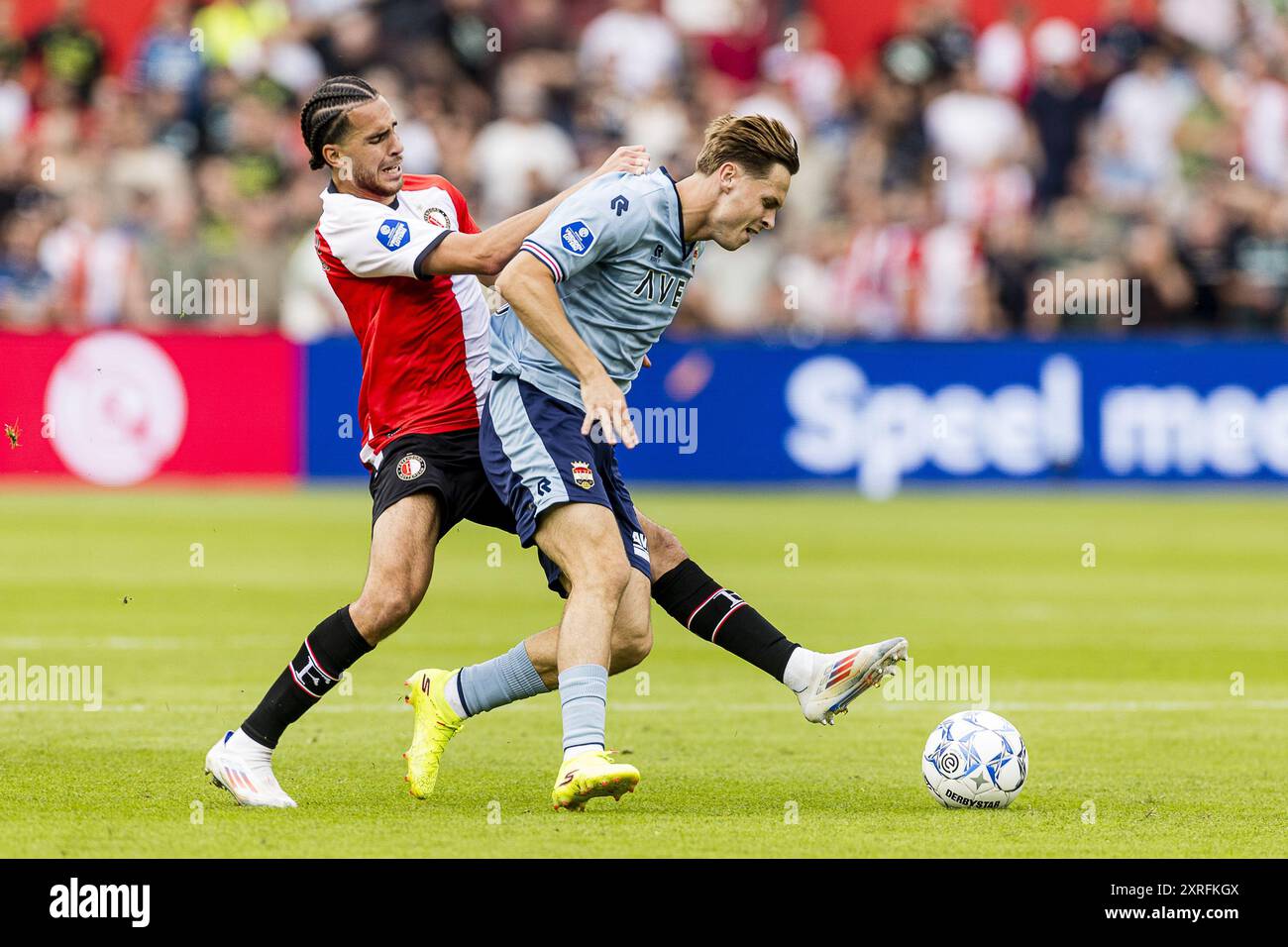 Rotterdam, Paesi Bassi. 10 agosto 2024. ROTTERDAM - 10-08-2024, De Kuip. Calcio olandese, eredivisie, stagione 2024-2025. Feyenoord - Willem II credito: Pro Shots/Alamy Live News Foto Stock