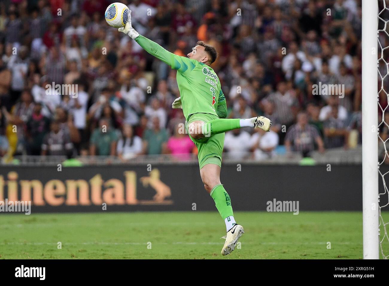 Rio de Janeiro, Brasile, 7 agosto 2024. Partita di calcio tra Fluminense e Juventude per la Coppa del Brasile, allo stadio Maracanã. Foto Stock