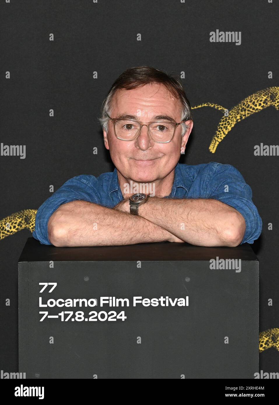 Locarno, Svizzera Locarno Film Festival 2024 Sew ha strappato la prima del film fotocale nella foto:Ron Cook attore credito: Independent Photo Agency Srl/Alamy Live News Foto Stock