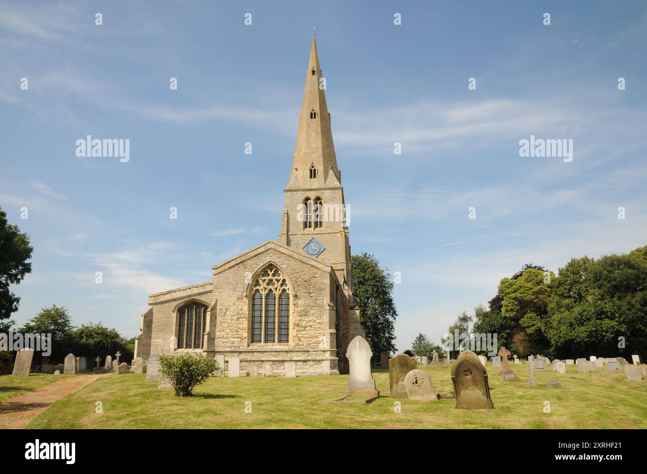 St James Church, Spaldwick, Cambridgeshire Foto Stock